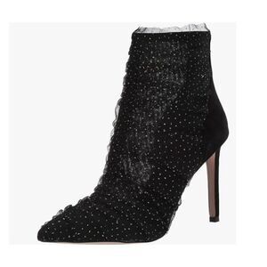 Sam Edelman Farren Booties Black Gold Size 9